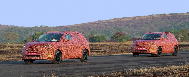 Skoda Kushaq midsize SUV teaser for India