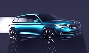 Skoda Unveils VisionS Design Study, Its First Hint at Upcoming SUV