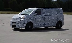 Skoda Van Spied During Testing, It’s Based On the New Volkswagen Transporter T6