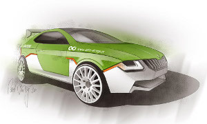 Skoda Vision WRC Concept Study