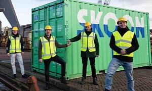 Skoonbox Is the World’s First Maritime Battery Container, Ready to Help Cut Emissions