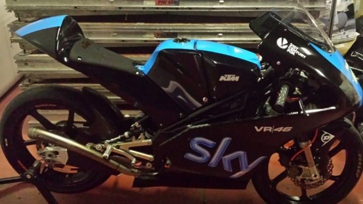 Sky-VR46 Moto3 KTM Bike