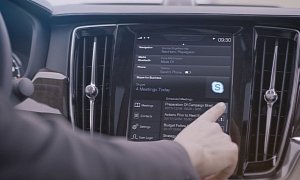 Skype for Business Introduced to Volvo 90 Series Models
