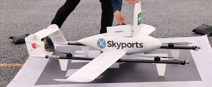 Skyports Is Testing the Delivery of School Meals by Drone