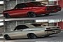 Slammed 1965 Chevy Impala Restomod Poses for a CGI Camera, Has Colorful Attire