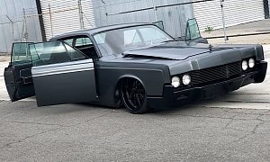 Slammed 1966 Lincoln Continental Is How Gangsters Ride Out to Get You