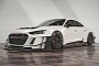 Slammed Audi e-tron GT Tries to Digitally Intergrade As a Wingless DTM Widebody