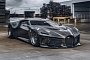 Slammed Bugatti La Voiture Noire Looks Like the Most Expensive Batmobile