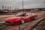 Slammed Ferrari Testarossa Is Real, Has "Mirror" Wheels