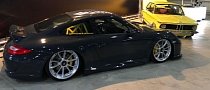 Slammed Porsche 911 in Japan Has Air Suspension, Centerlock Wheels