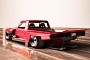Slammed Red-and-Black Ford F-100 Is Actually CGI Pink and Purple. No, Seriously