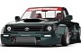 Slammed Rocket Bunny 1996 Toyota Tacoma Looks CGI Now, but Will Soon Become Real