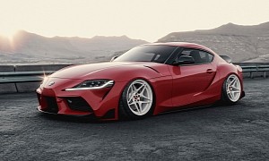 Slammed Widebody Toyota GR Supra Love/Hate Build Is Stanced Enough for Zs