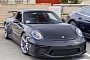 Slate Grey 2018 Porsche 911 GT3 Has Red Bucket Seats