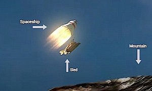 Sled-Launched Hyperion Digitally Revived as a Unique Spacecraft Idea From the 1960s