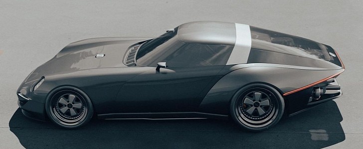 Porsche “Zero Two” Concept 911 rendering by yasiddesign