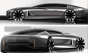 “Sleek, Powerful” GM Design EV Ideation CGI Feels Like a Cooler Two-Door Celestiq
