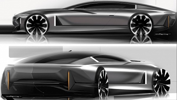 GM Design EV Coupe Ideation Sketch 