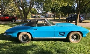 Sleeping 1967 Chevrolet Corvette Sports Some Very Questionable Changes, Still Tres Belle