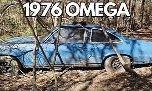 Sleeping in the Forest: 1976 Oldsmobile Omega Is Complete, Original, a Flood Victim