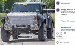 Slightly Less Camouflaged Bronco Warthog Hints at Iconic Raptor Styling Cues