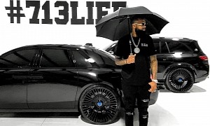 Slim Thug Adds New Black Whips to the Forgi Collection - A Maybach GLS and a Ghost
