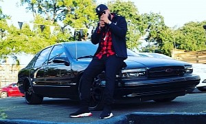 Slim Thug's Chevy Impala SS Feels Properly Laid Down on Matching, Black Forgiatos