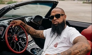 Slim Thug Switches From One Dark Convertible to Another, the Chevy and the Cadillac