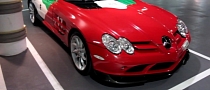 SLR Supercar Wrapped in UAE Flag to Celebrate National Day