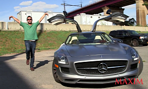 SLS AMG GT Gets Reviewed by Maxim Magazine