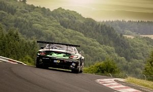 SLS AMG GT3s Take Two Podium Positions at 24 Hours Nurburgring