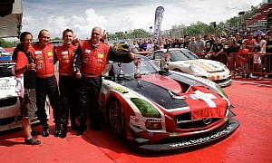 SLS AMG GT3 Wins Fourth Consecutive 24-Hour Race