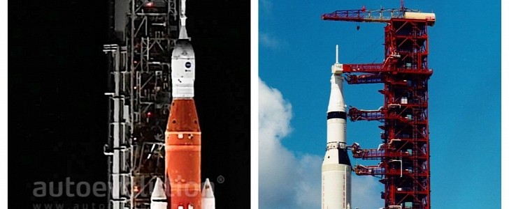 SLS vs Saturn V 