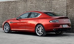 Small Aston Martin Sedan Rendered, Looks Like a Smaller Rapide To Rival the BMW 3 Series