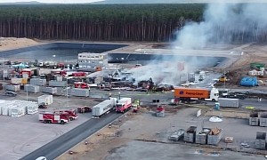 Small Cardboard Fire at Giga Berlin Fuels New Activist Demands to Halt Production