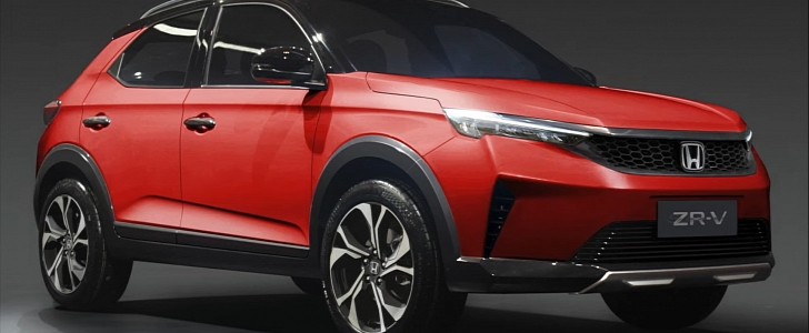 Honda SUV RS Concept morphs into ZR-V rendering by Theottle