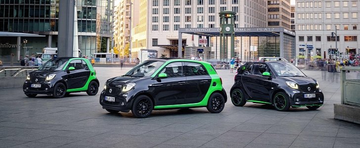 2017 smart electric drive model lineup