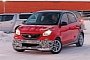 smart forfour Brabus Chooses Red for Winter Testing, Looks Ready to Roll Out