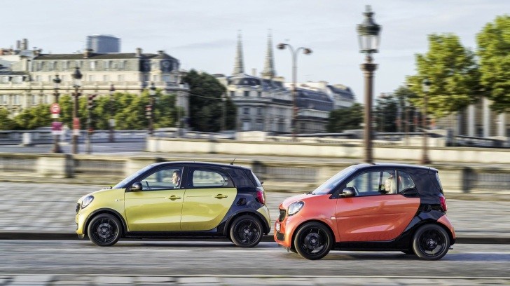 smart fortwo and forfour