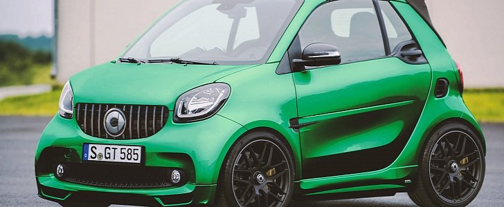 smart fortwo Brabus inspired by the Mercedes AMG GT Rs