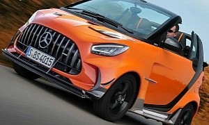 smart fortwo CGI-Dresses As AMG GT Black Series, Looks Fresh Out of Crusher