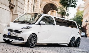 smart Fortwo Gets the Stretch Treatment, Becomes smart MADEFORSIX