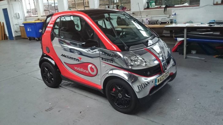 smart fortwo Thinks Its a Formula One Car