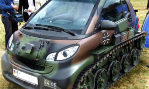 smart fortwo Turns into Mini Tank