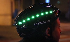 Smart Helmet Litgard Keeps You Safe and Lit on the Road, Literally