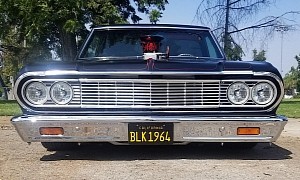 Smooth Black 1964 Chevrolet El Camino Is the Monster the Ranchero Dreams About