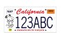 Snoopy License Plates in California
