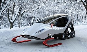 Snow Crawler, the Koenigsegg of Electric Snowmobile Concepts