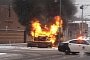 Snow Plow Burns To Bare Metal Near Fire Station That Was Left Without An Engine