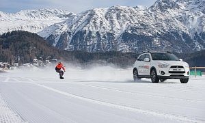 Snowboarder Jamie Barrow Breaks Guinness World Record with the Help of an SUV